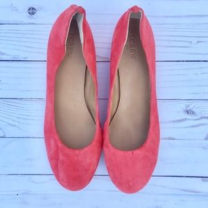 Jcrew coral flats